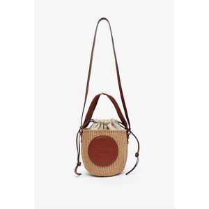 Chloe Beige Small Horse Medal Basket Bag